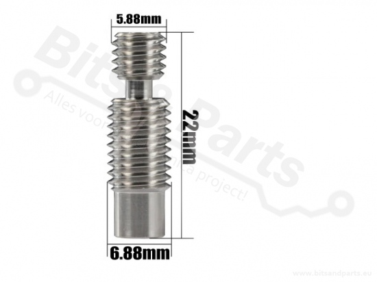 Heat break E3D-type V6 1,75mm with PTFE